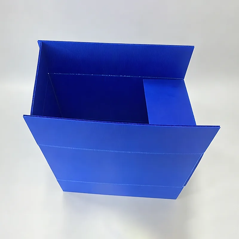 Foldable PP kothong Sheet Turnover Box